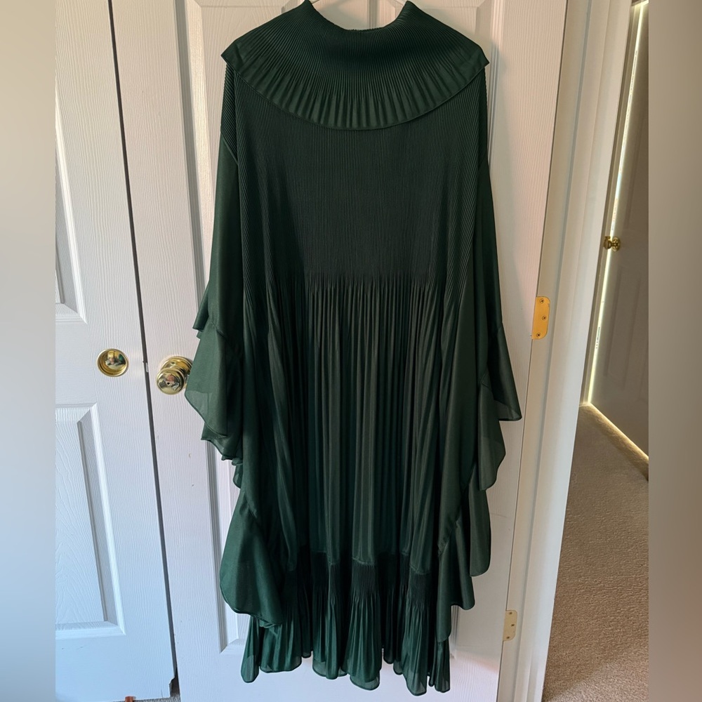 Emerald green dress